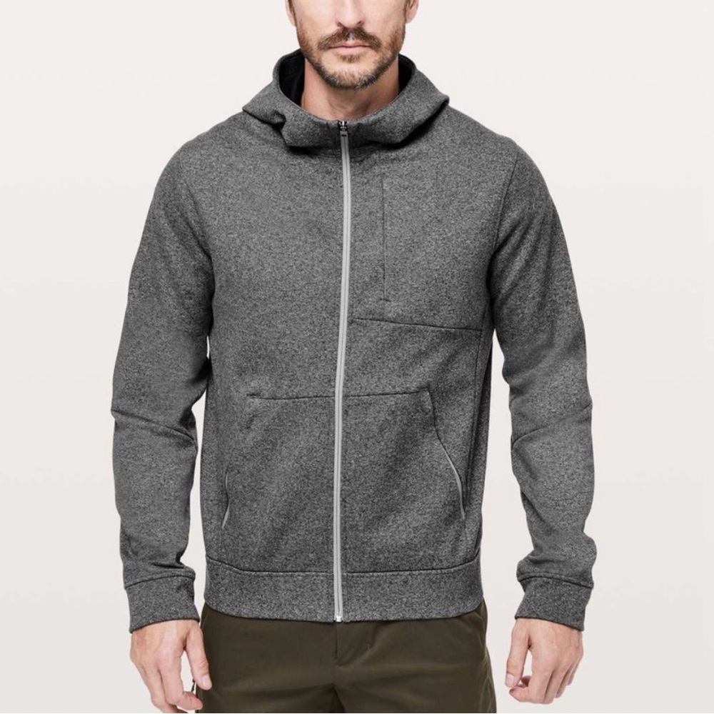 Lululemon City Sweat Full Zip Hoodie Men’s Size Large Gray